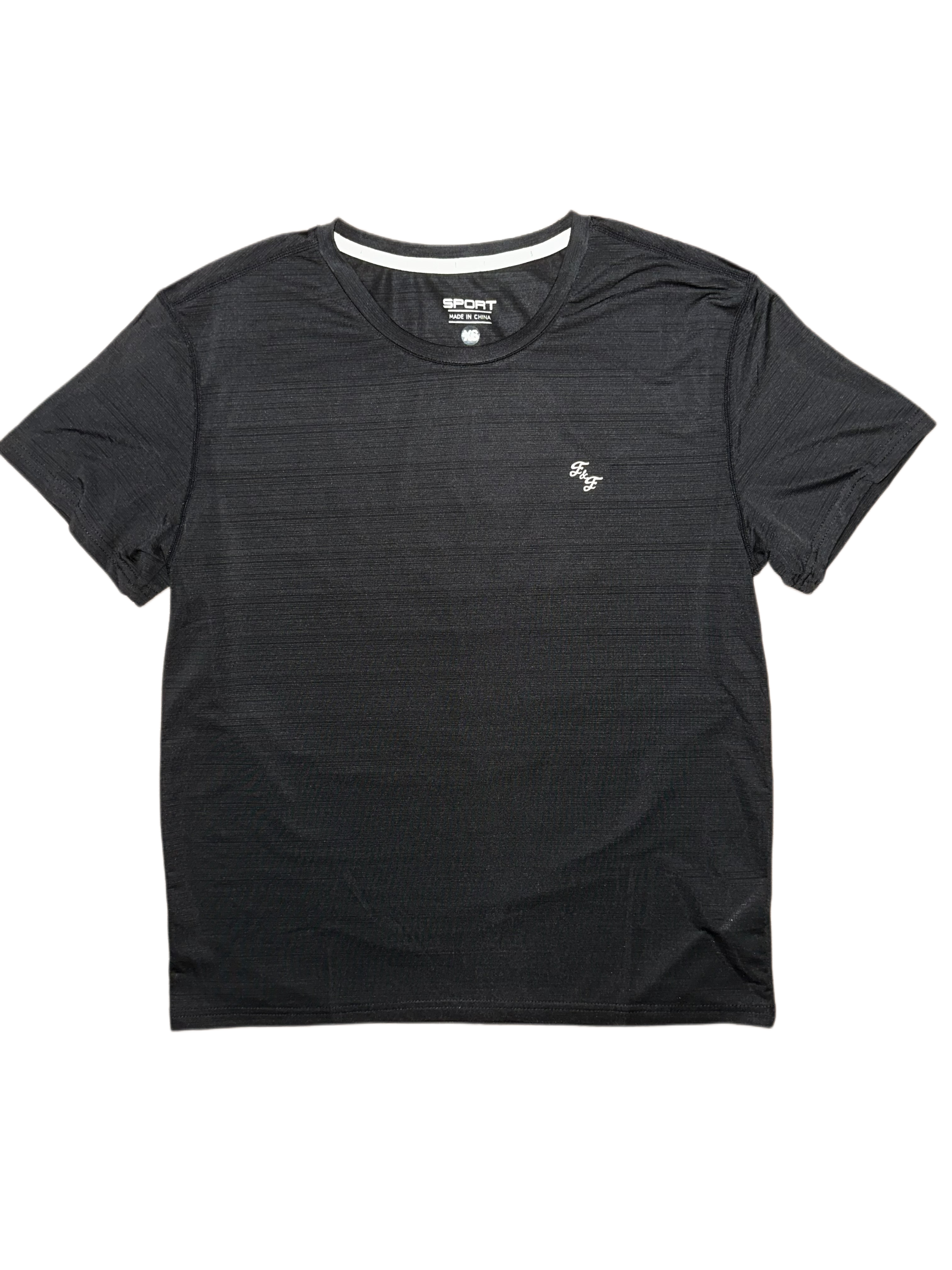 Black Running Tee