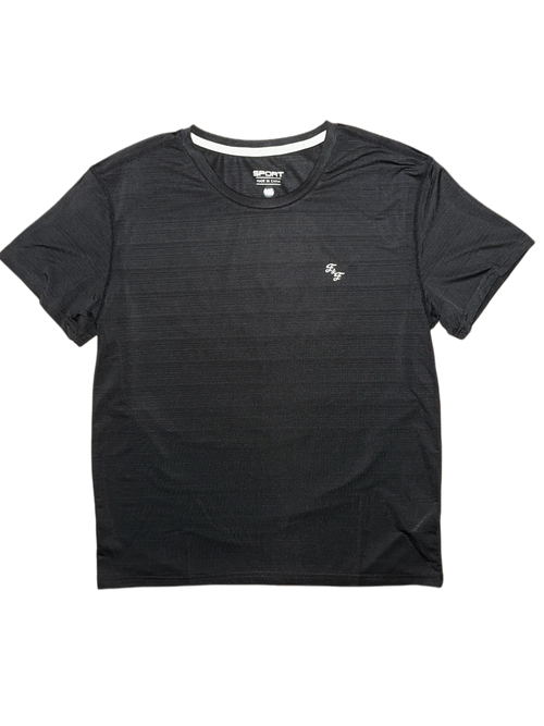 Black Running Tee